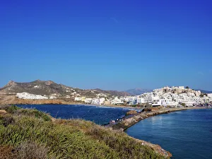 Chora Prints: Cityscape of Chora, Naxos City, Naxos Island, Cyclades, Greek Islands, Greece, Europe