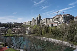 Old City Prints: Cityscape of the Old City, the medieval center of Bern