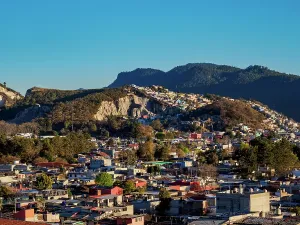 Chiapas Prints: Cityscape of San Cristobal de las Casas, elevated view, Chiapas State, Mexico