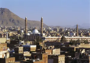 Sanaa Prints: Cityscape of Sanaa, Yemen, Middle East