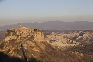 National Landmarks Prints: Civita di Bagnoreggio, also known as the dying city due to the slow corrosion of the tufa