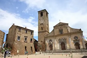 Architectural Landmark Prints: Civita di Bagnoregio, Tuscia, Lazio, Italy, Europe