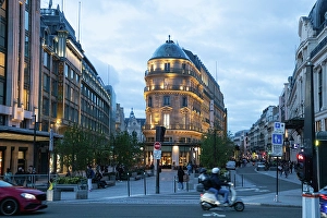 Pedestrians Prints: Classical architecture, Paris, France