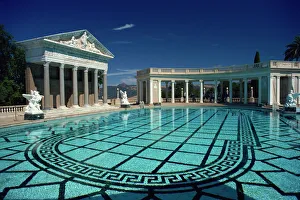 Classical architecture and swimming pool, Hearst Castle, San Simeon, California Classical architecture and swimming pool, Hearst Castle, San Simeon, California
