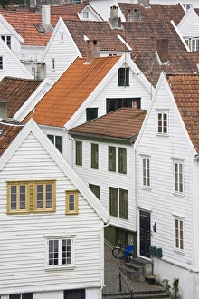 Images Dated 15th July 2008: Clausegaten Street in Gamble (Old) Stavanger, Stavanger City, Ragoland District