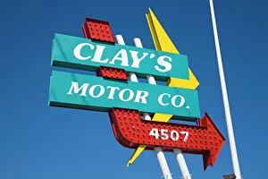 Signs Prints: Clays Motor Company