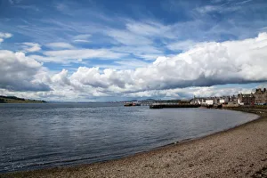 Day Time Prints: Clearing storm at Broughty Ferry, Dundee, Scotland, United Kingdom, Europe