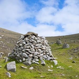 Pile Prints: Cleits, Village Bay, Hirta Island, St