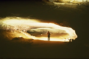 Mammoth Prints: Cleveland Avenue passage in Mammoth Cave System