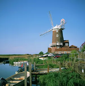 Energy Prints: Cley Mill, Cley Next The Sea, Norfolk, England, United Kingdom, Europe