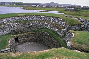 Lerwick Prints: Clickhimin broch (fortified tower), Lerwick, Mainland, Shetland Islands