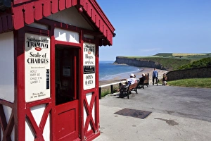 Kiosk Prints: Top Cliff Tramway Kiosk at Saltburn by the Sea