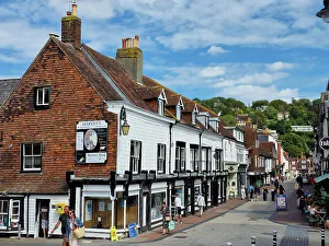 Lewes Prints: Cliffe High Street, Lewes, East Sussex, England, United Kingdom, Europe