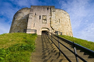 Stair Case Prints: Clifford Tower, York, Yorkshire, England, United Kingdom, Europe