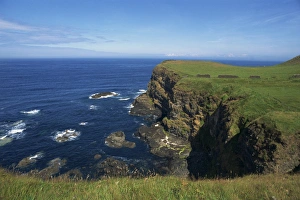 Cliffs over coatline
