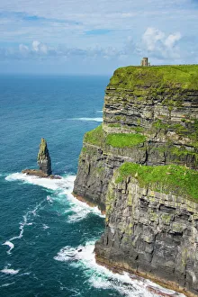 Natural Landmark Prints: Cliffs of Moher, The Burren, County Clare, Munster, Republic of Ireland, Europe