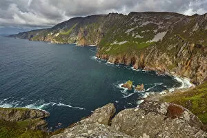 Vanishing Point Gallery: The cliffs at Slieve League, near Killybegs, County Donegal, Ulster, Republic of Ireland