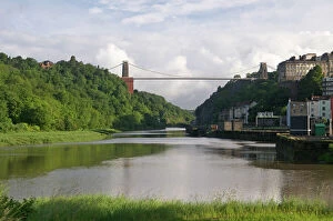 Avon Collection: Clifton Suspension Bridge, Avon Gorge, Bristol, England, United Kingdom, Europe