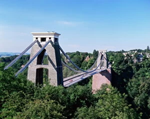 Suspension Collection: Clifton Suspension Bridge, Bristol, Avon, England, United Kingdom, Europe