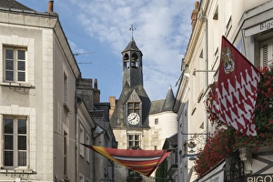 Amboise Prints: The clock tower, Amboise, Indre-et-Loire, Loire Valley, Centre, France, Europe