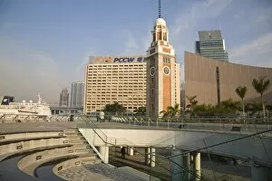 Images Dated 2nd February 2007: Clock Tower and Hong Kong Cultural Center, Tsim Sha Tsui East Promenade
