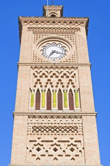 New Castile Prints: Clocktower, Toledo, Castilla La Mancha, Spain, Europe
