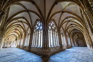 Asturias Prints: Cloister of the Cathedral of San Salvador