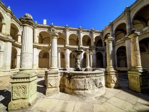 Santo Prints: Cloister at the Convent of Santo Domingo de Guzman, Oaxaca de Juarez, Oaxaca State, Mexico