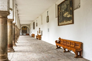 Painted Image Prints: Cloister, San Francisco Church and Convent