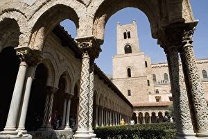 Monreale Prints: Cloisters, Benedictine Monastery