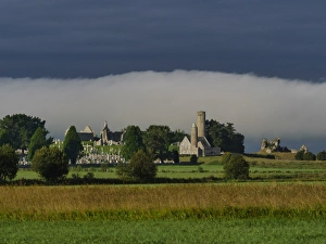 Typically Irish Prints: Clonmacnoise, County Offaly, Leinster, Republic of Ireland, Europe
