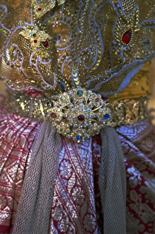 Images Dated 28th August 2008: Close up of traditional Thai dance dress