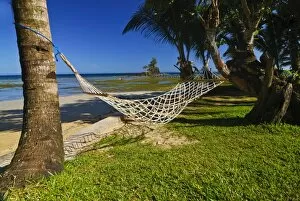 Close-up of a hammock, Ile Sainte Marie, Madagascar, Indian Ocean, Africa