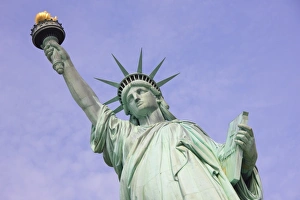 Images Dated 24th May 2009: Close-up, low angle view of the Statue of Liberty, Liberty Island, New York City