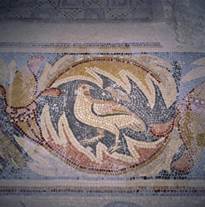 Madaba Prints: Close-up of mosaic dating from the 6th century AD