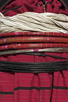 Belt Prints: Close-up of a Paulaung womans dress, Wan Pauk village (Paulaung tribe)