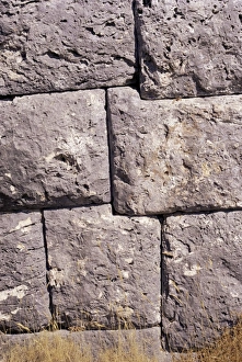 Block Prints: Close-up of Polykrates wall
