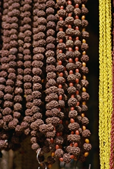 Neck Lace Prints: Close-up of seeds used as beads