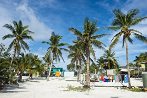Boys Prints: Clothes drying in the open sun, Funafuti, Tuvalu, South Pacific