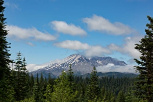Cascade Range Prints: Cloud over Mount St. Helens, part of the Cascade Range, Pacific Northwest region