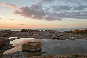 Elands Bay Prints: Clouds at sunset along the coast, Elands Bay, South Africa, Africa