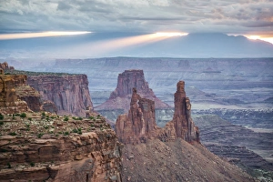 Moab Prints: Cloudy sunrise in Canyonlands National Park, Moab, Utah, United States of America