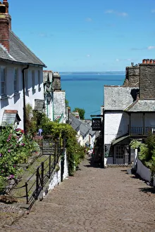 Railing Gallery: Clovelly, Devon, England, United Kingdom, Europe