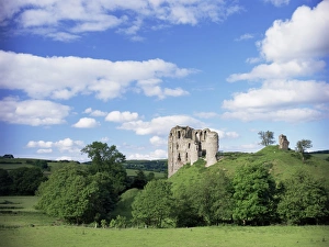 Shropshire Prints: Clun Castle, Shropshire, England, United Kingdom, Europe