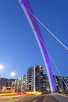 River Clyde Prints: Clyde Arc (Squinty Bridge), Finnieston, River Clyde, Glasgow, Scotland, United Kingdom