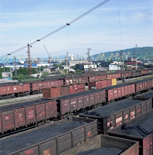 Coal Prints: Coal trucks