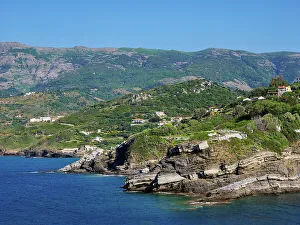 North Aegean Prints: Coast of Evdilos, Icaria Island, North Aegean, Greek Islands, Greece, Europe