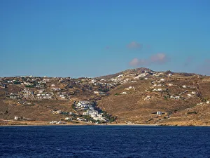 Mykonos Prints: Coast of Mykonos Island, Cyclades, Greek Islands, Greece, Europe