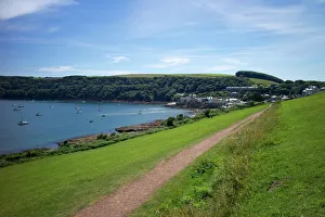 Coastal Path Prints: Coast path to Kingsand and Cawsand, Rame Peninsula, Cornwall, England, United Kingdon