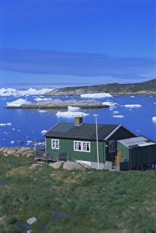 Godthab Prints: Coast and settlement of Ilimanaq